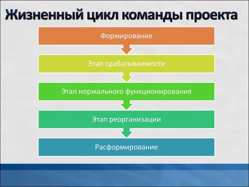 Модель формирования эффективной команды проекта