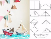 Делаем кораблик-оригами из бумаги: мастер-классы - О бумаге .нет